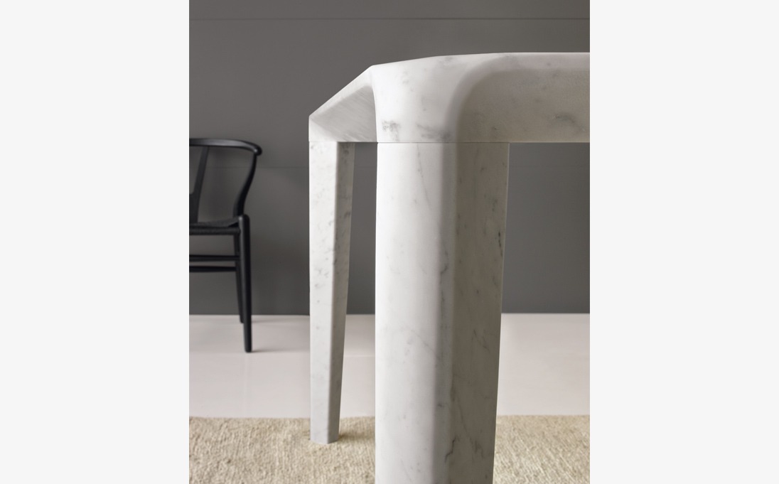Tavolo, marmo Bianco Carrara